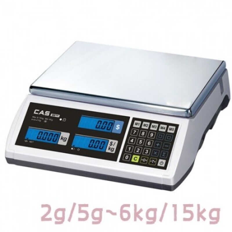 카스 유통형 전자저울 ER-15K[2/5g ~ 6/15kg]