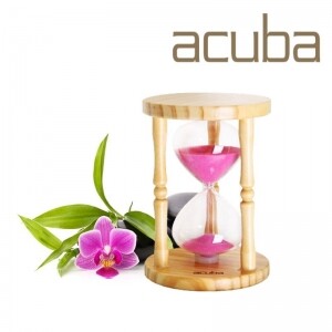 아쿠바 원목 모래시계(탁상용) 5분 (온라인 판매시 판매가 준수)